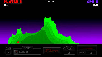 Pocket Tanks (by BlitWise Productions, LLC) - strategy game for android and iOS - gameplay.