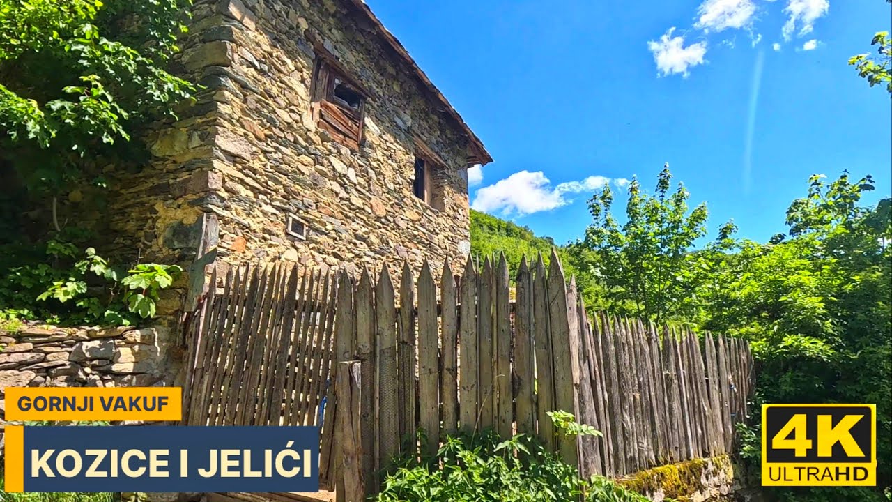 SELA KOZICE I JELIĆI GORNJI VAKUF I PRELIJEPI SLAPOVI  SIKIRA