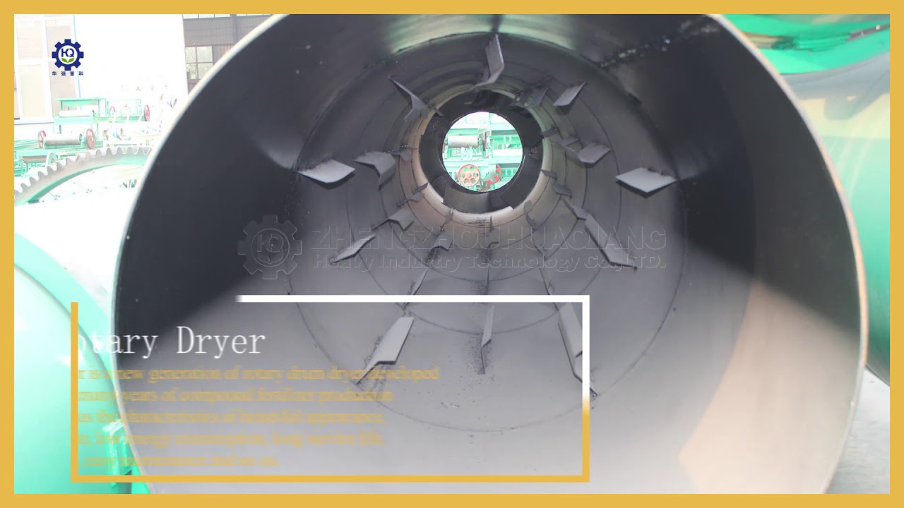 Drum Fertilizer Dryer is a new generation of rotary drum dryer of