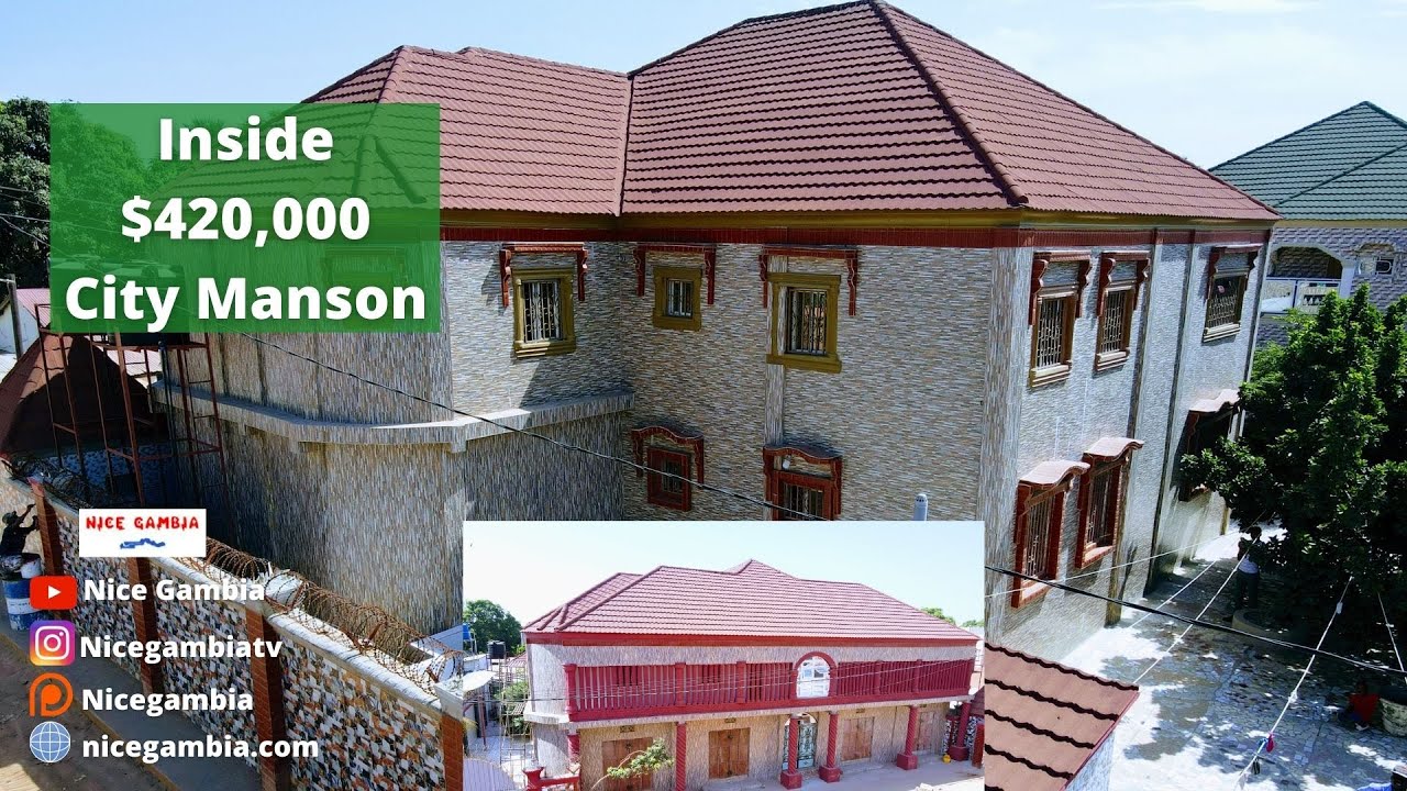 Inside a 420,000 City Manson in The Middle of Manjai Serekunda Apartments and Lands in The