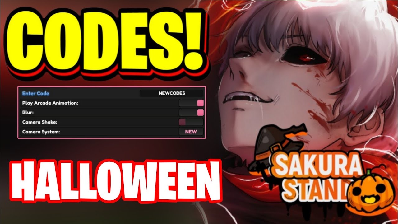 *NEW* ALL WORKING HALLOWEEN UPDATE CODES FOR SAKURA STAND! ROBLOX SAKURA STAND CODES