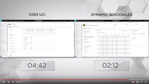 Dynamic QuickSales Vs D365 Unified Client Interface