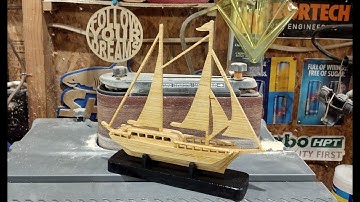 Miniature Sailboat, Scroll Saw Project