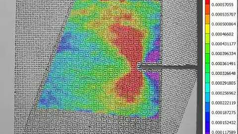 DIC Fracture on a Single Edge Crack Plate, Mixed Mode