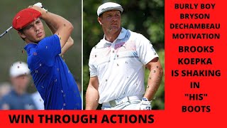 Full Bryson DeChambeau vs Brooks Koepka Motivation for Stock Market.  Before and After Dechambeau PGA News