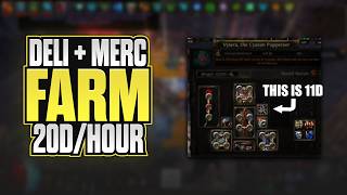 20D+/HR Merc Deli Farm | Low Investment Budget Mapping Tile Loot Setup