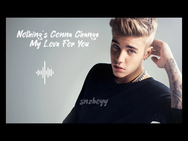 Nothings Gonna Change My Love For You - Justin Bieber (Cover AI) 1 hour class=