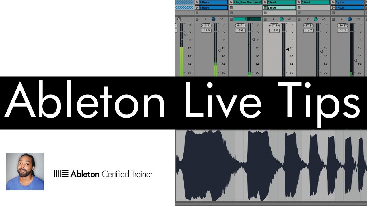 Ableton Live Tips: Setting Up A Default Project Template - YouTube