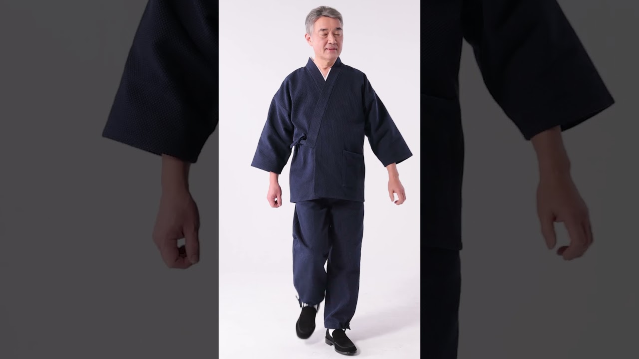 太刺子作務衣（ふとさしこさむえ） No.1 濃紺