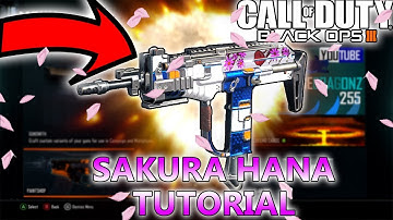 NEW XMC "Sakura Hana" Paint job Tutorial - Call of Duty Black Ops 3