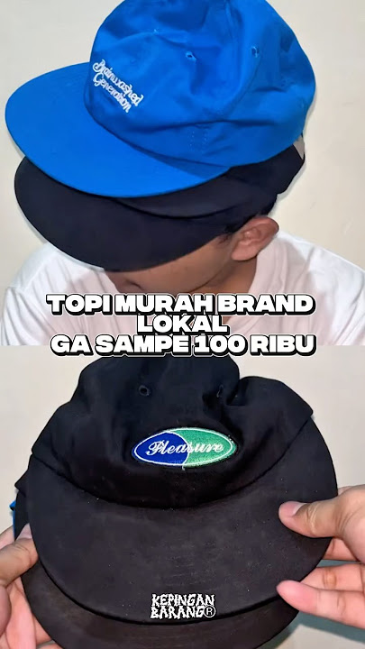 Rekomendasi topi murah di bawah 100 ribu