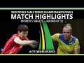 Wang Manyu vs Hanna Haponova | WS R32 | 2023 ITTF World Table Tennis Championships Finals