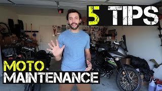 Daily Motorcycle Maintenance - Pre-Check- 5 Steps before you Ride