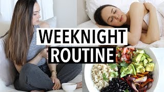 MY WEEKNIGHT ROUTINE - For school/ or work!