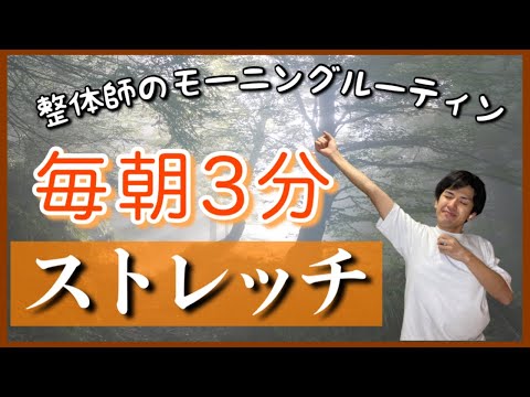 【ダイエット】毎朝3分でガチ痩せするストレッチモーニングルーティン