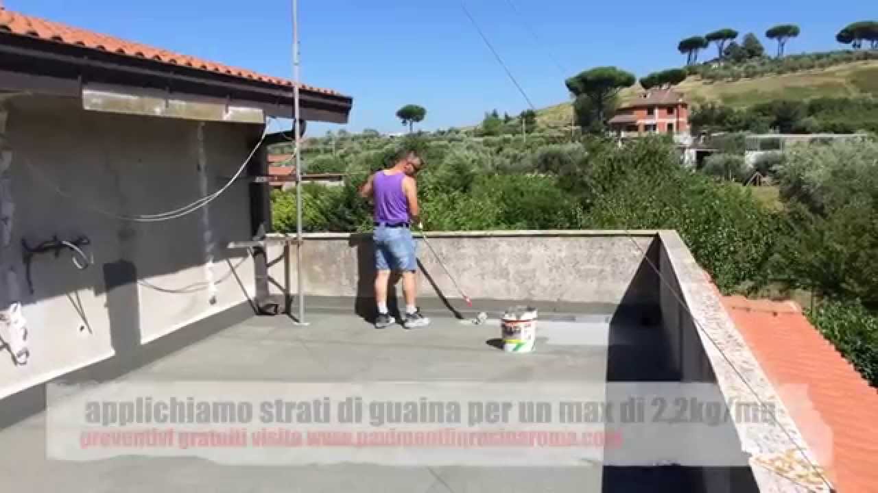 Come impermeabilizzare terrazzi e balconi youtube Impermeabilizzazione terrazzi roma