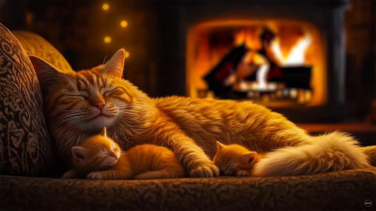 Cat Purring Smoothly 🔥 Cozy and Comforting Sounds to Help You Sleep, Rest,  Relax