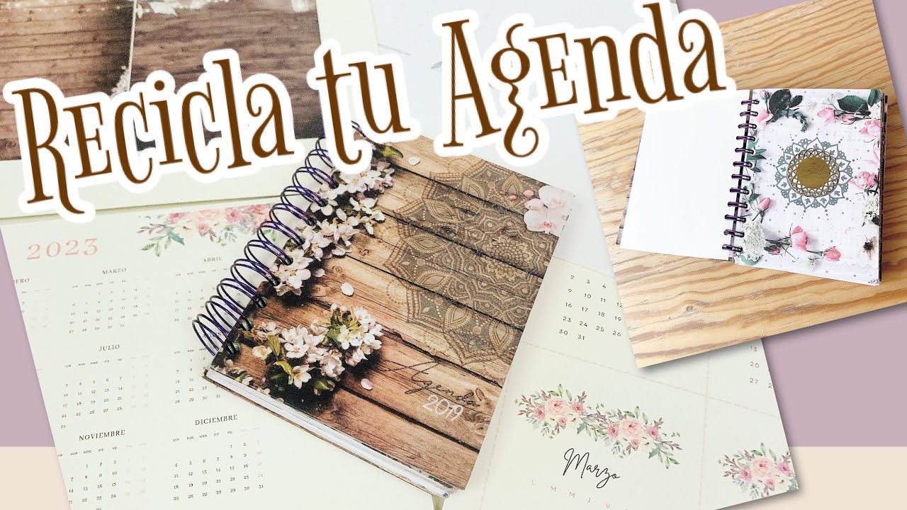 Papelería📙no tires tus agendas viejas, te muestro como reciclarlas  #papeleria #agendas2023 #agenda