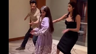 Varun Dhawan & Janhvi Kapoor dance practice 😁😁 #shortvideo #shorts