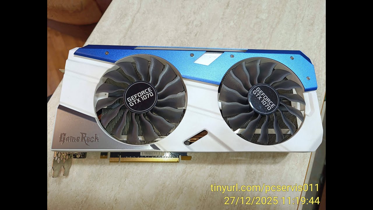 PALIT Nvidia GTX 1070 8GB GameRock - Furmark 2 Stress Testing 80+