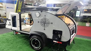 SCORPION TRAILERS, MINI TRAILER JORNADA TEARDROP, EXPOMOTORHOME, 2023. #teardroptrailer #rvcamping by Casas sobre rodas 38,098 views 7 days ago 23 minutes