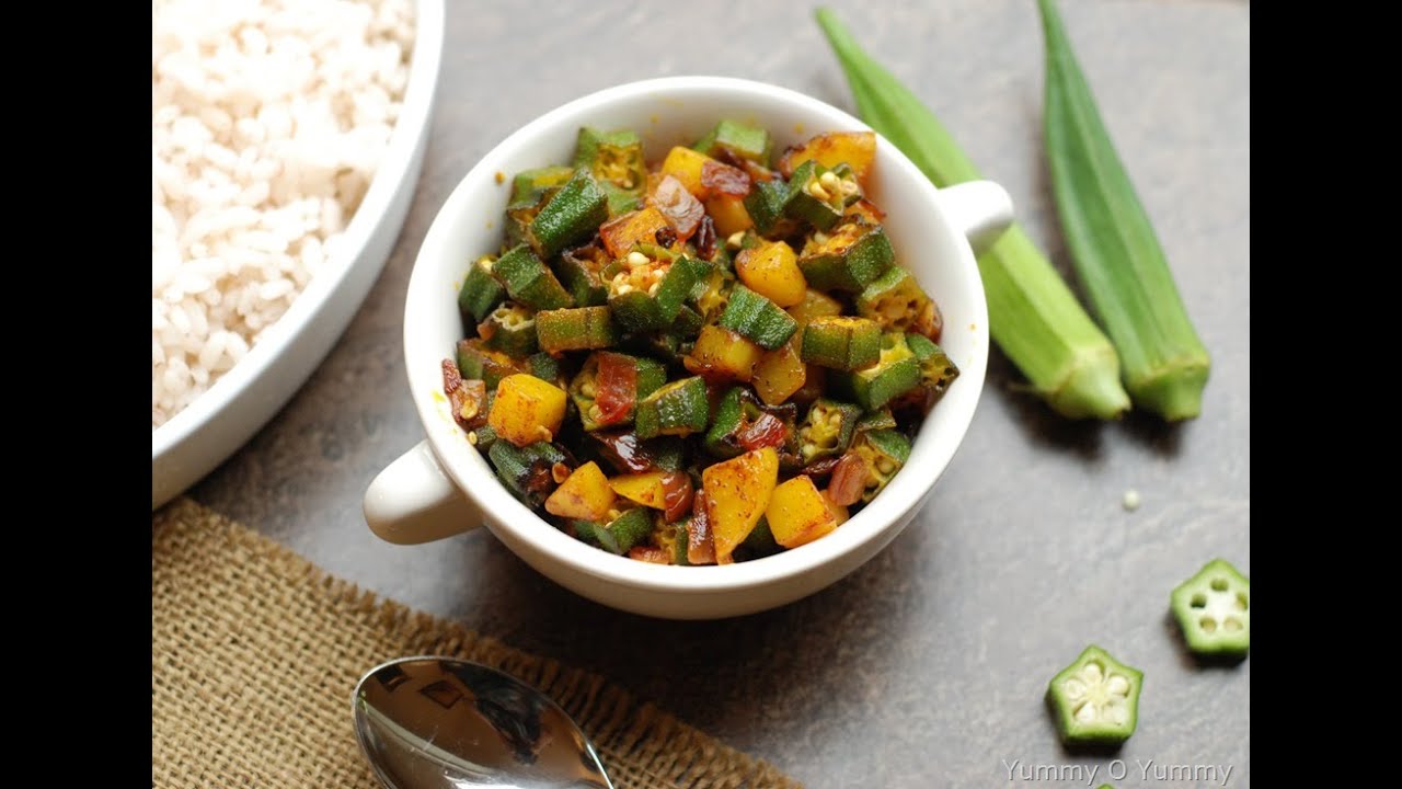 Chicken Bhindi Fry Masala Recipe - YouTube