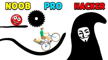 NOOB vs PRO vs HACKER - Draw The Line 3D
