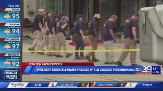 Pres. Biden celebrates passage of gun violence prevention bill after Uvalde shooting