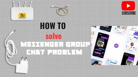 How to fix messenger group chat problems || fix messenger  chat problems