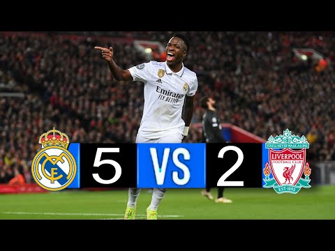 Real Madrid x Liverpool | 5-2 | extended highlights and Goals | UCL 2023