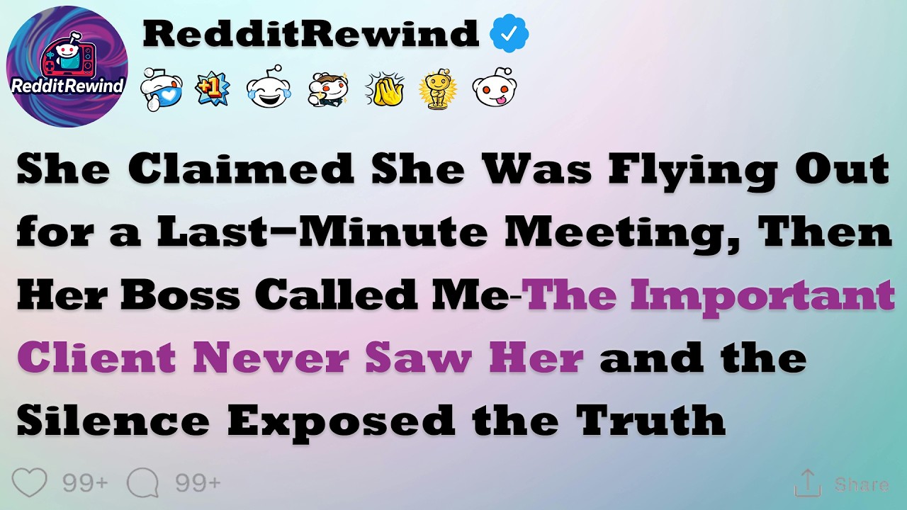 My Wife Texted About an Emergency Business Trip, But I Checked Her Company Portal—No Flight Was...