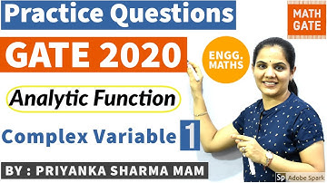 Practice Question I GATE 2020 I Complex Variables I Most Expected GATE 20 Question I GATE Maths
