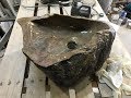 DIY! Turning A Rock Into A Beautiful Sink!