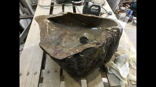 DIY! Turning A Rock Into A Beautiful Sink!