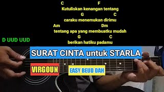Kunci Gitar Surat Cinta untuk Starla | VIRGOUN | Lengkap dan Mudah untuk Pemula