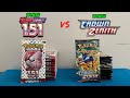 Which SPECIAL SET is the BEST?! POKEMON 151 vs CROWN ZENITH Pokemon Card Opening Battle!!