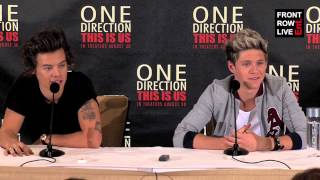 One Direction: This Is Us New York Press Conference with Harry & Niall