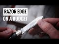 HOW TO sharpen your knives to a RAZOR edge on a budget