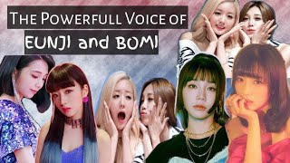 The Powerfull Voice Of Apink Eunji And Bomi