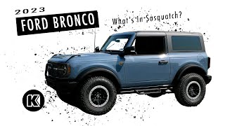 The Ford Bronco Sasquatch Package for Off-Roading