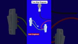2 Ways Bulb Switch #trending #shorts #viral #industrialelectrician #electrician #electrical