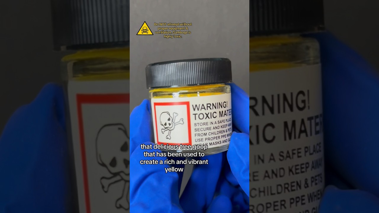 DEADLY PAINT: GAMBOGE YELLOW 🌝 