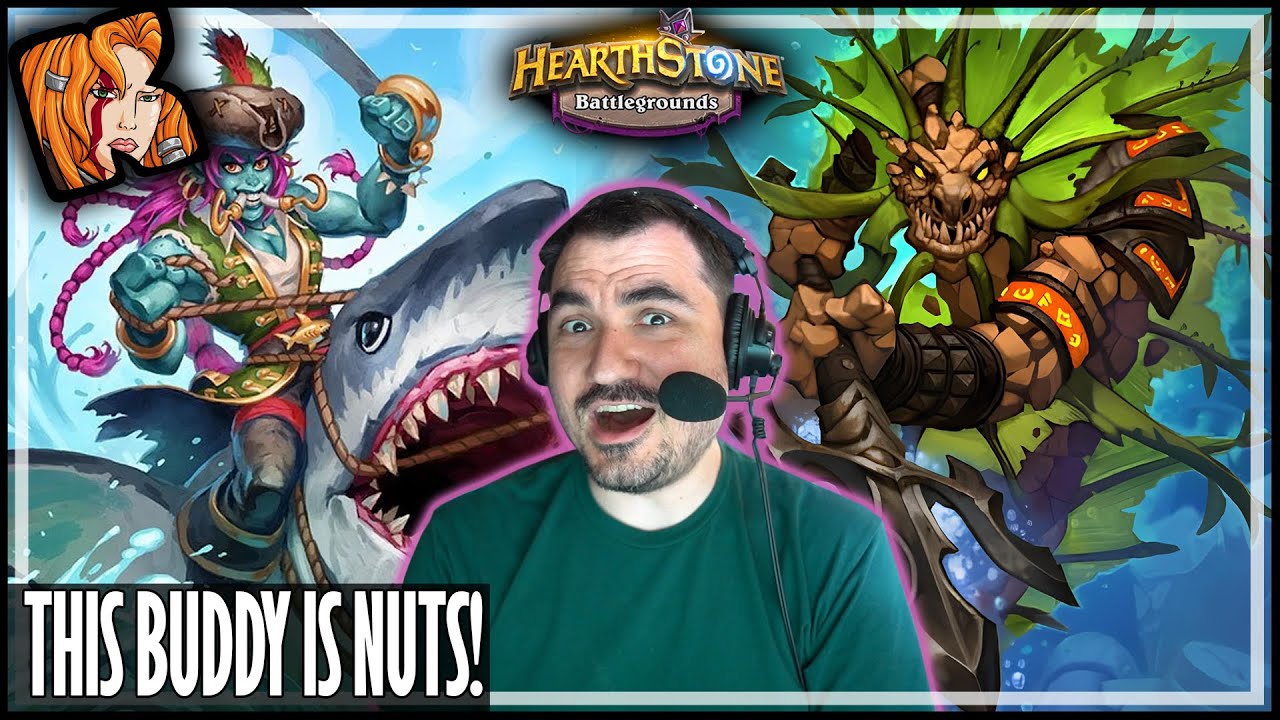 HOOKTUSK'S BUDDY IS INSANE! - Hearthstone Battlegrounds