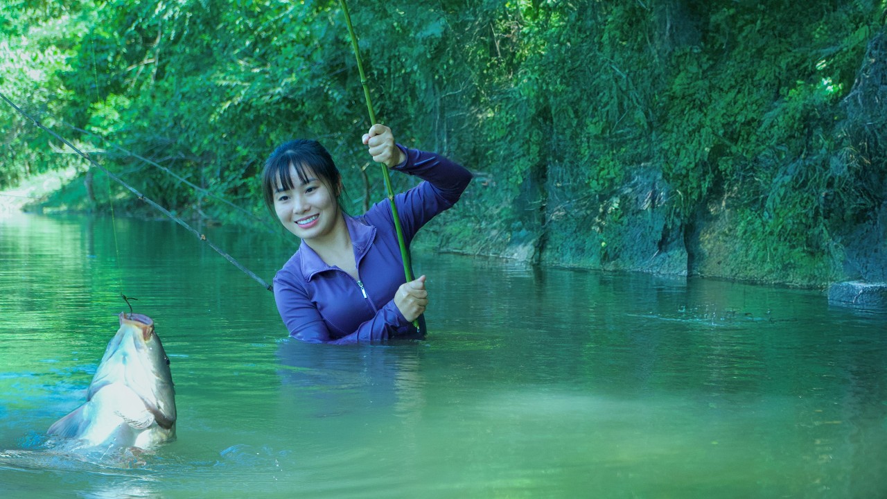 Fishing with Crickets: Big Catch Surprise on the Lake