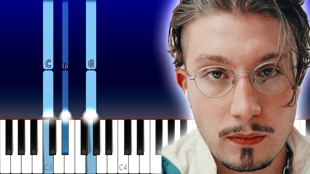 bbno$ - bad thoughts prod Y2K (Piano Tutorial)