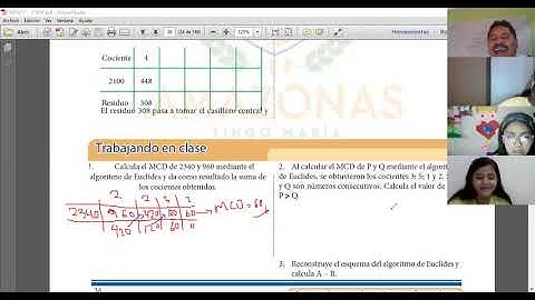 ALGORITMO DE EUCLIDES ARITMETICA 1RO