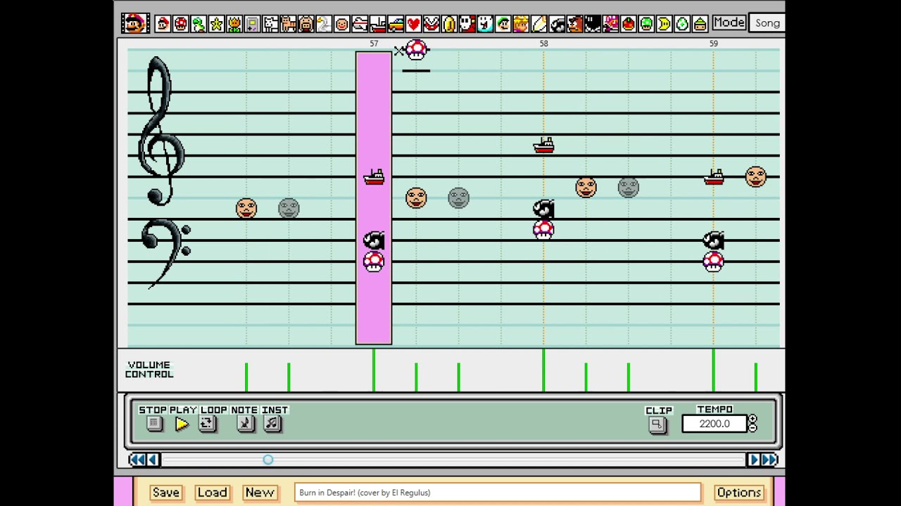 Undertale - Burn in Despair! (Super Mario Paint)