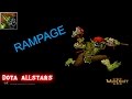 DotA Gameplay Troll Warlord - RAMPAGE!!!