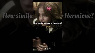 How similar are you to HERMIONE GRANGER ✨ #edit #harrypotter #misspottah