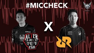 Alter Ego Tanpa Rmitchi Vs Rrq Tanpa Lemon - Mic Check Mpl Season 5 Week 2